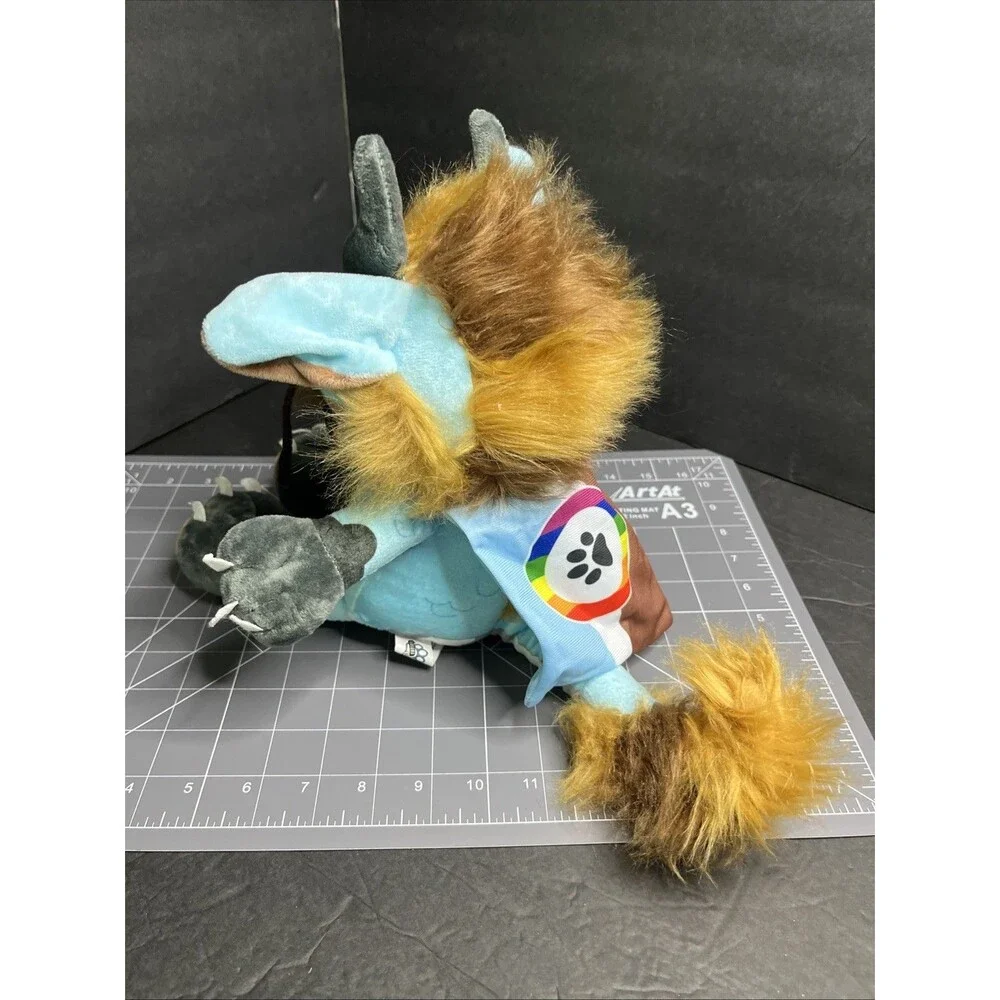 Fursona Drew The Unity Dragon Plush Stuffed Animal Pride NO PIN Just Plush